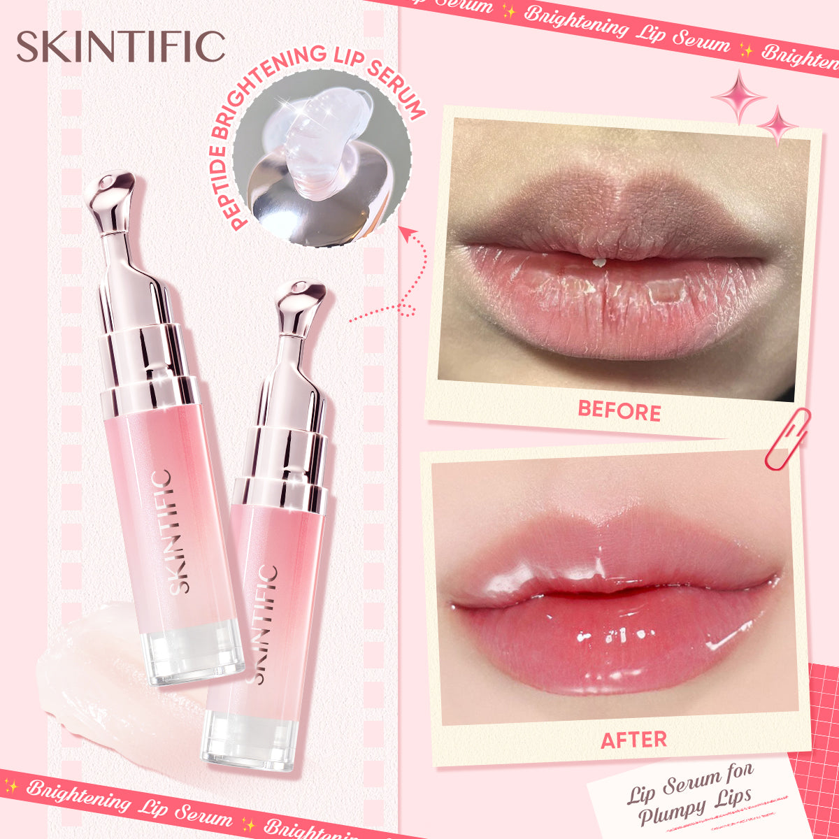 Peptide Nourishing Brightening Lip Serum