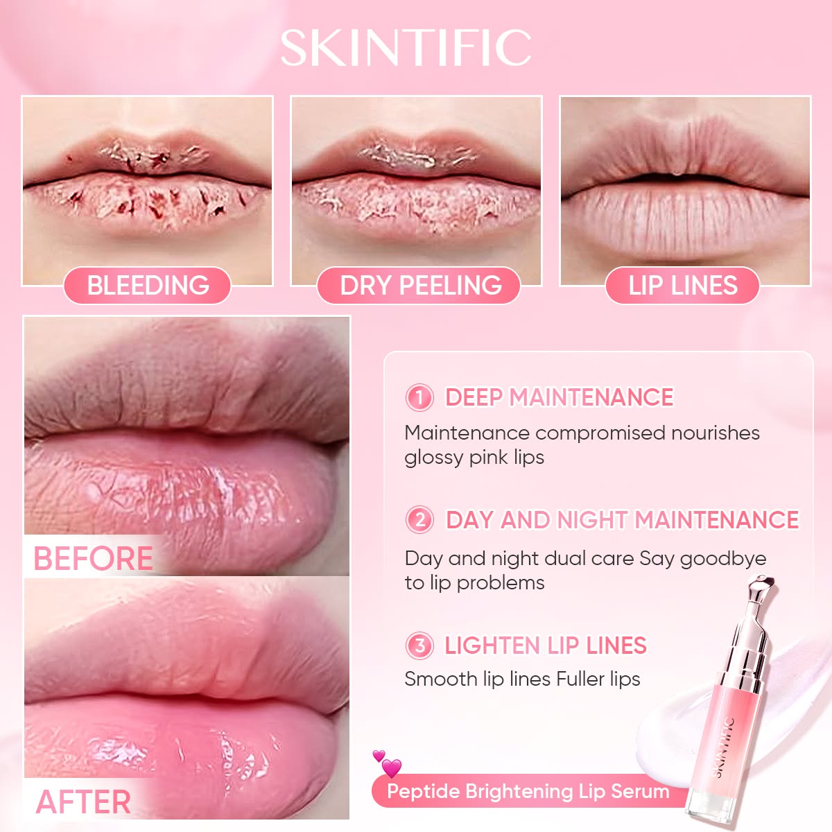 Peptide Nourishing Brightening Lip Serum
