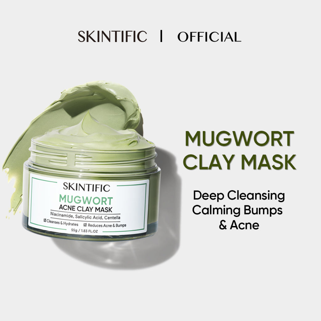 MUGWORT MASK ANTI-PORES & ACNE CLAY MASK 55G