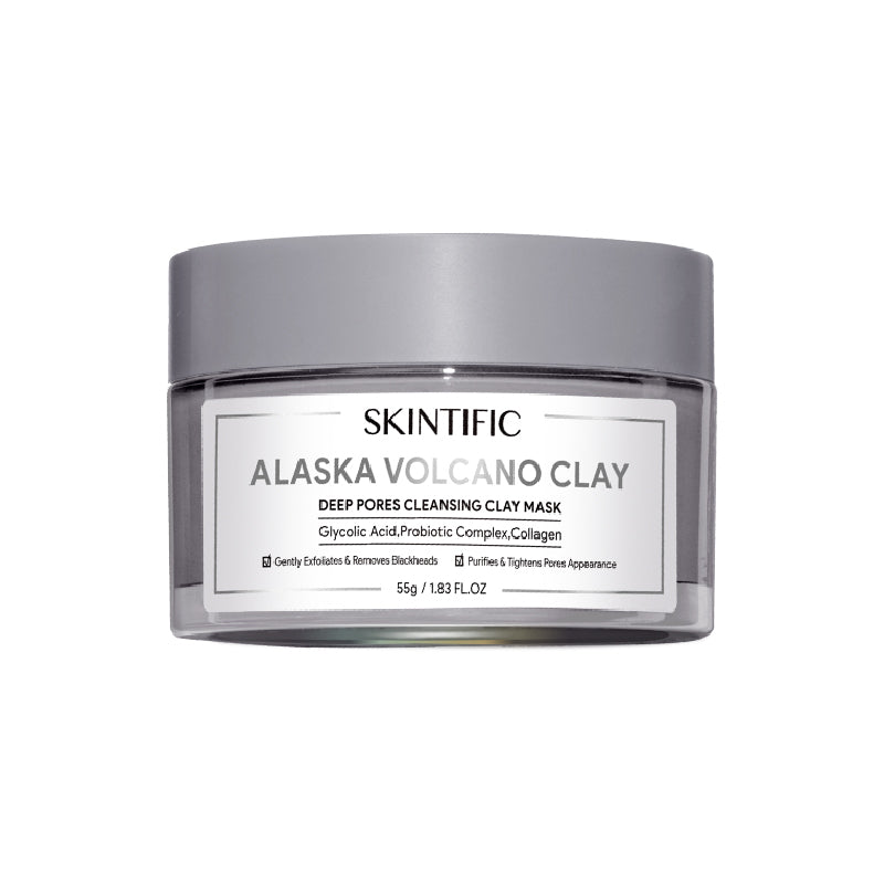 ALASKA VOLCANO BLACKHEADS DEEP PORES CLEANSING MUD CLAY MASK 55G