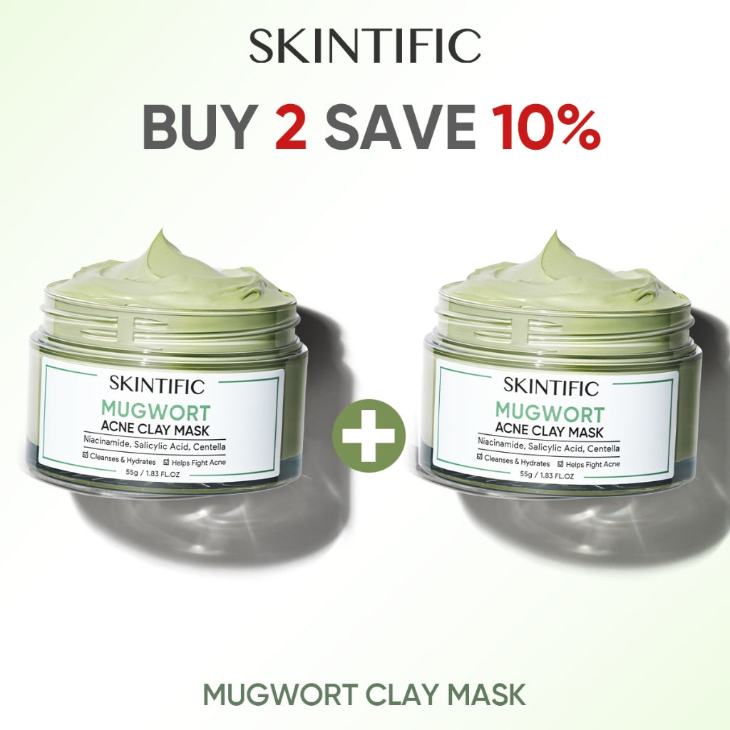 MUGWORT MASK ANTI-PORES & ACNE CLAY MASK 55G