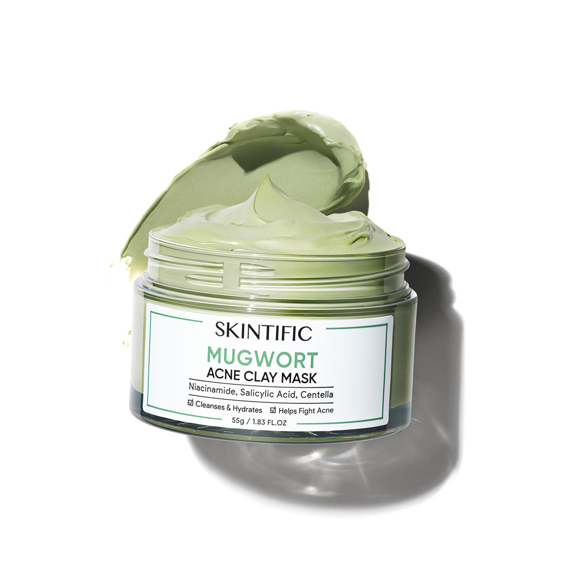 MUGWORT MASK ANTI-PORES & ACNE CLAY MASK 55G