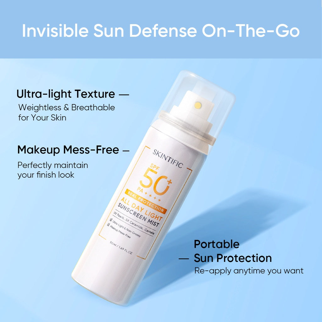 ALL DAY LIGHT SUNSCREEN MIST SPF50 PA++++ 50ML/120ML